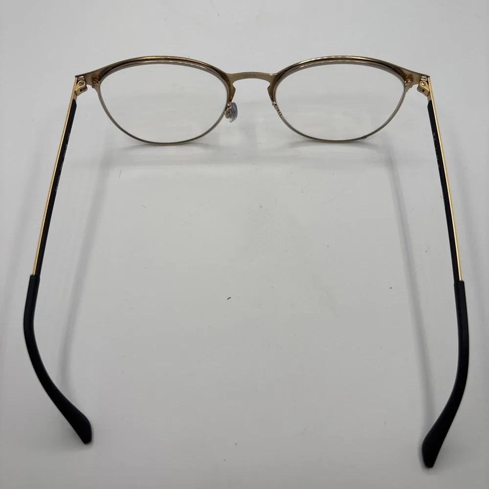 RAY-BAN RB 6375 2890 BLACK GOLD AUTHENTIC EYEGLASSES 53-18-145mm #C271